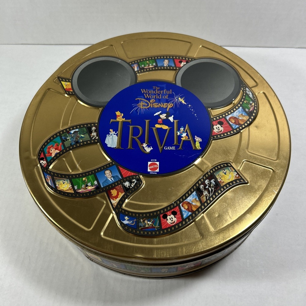 The Wonderful World of Disney - Vintage Trivia Board Game By Mattel Kids & Adult